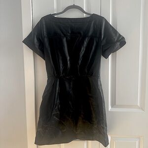 Anthropologie “Little Black Dress” in vegan leather